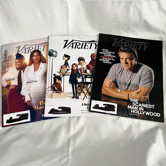 Variety Other - Variety Magazine Trio Featuring Jason Blum Laika Behind-The-Scenes & Toni Braxto